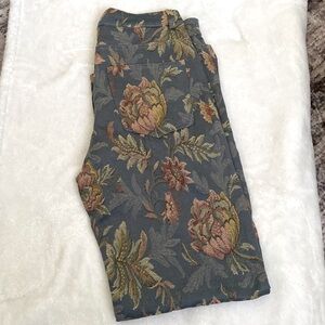 Wide Leg Printed Jeans